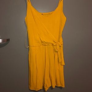 One Clothing Tie Front Romper